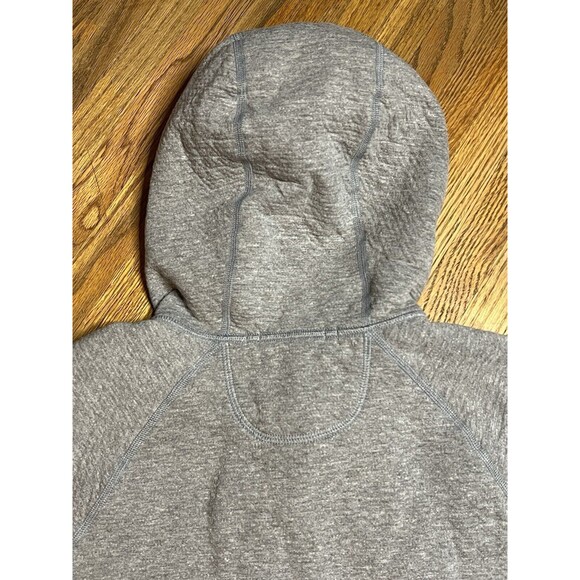 North Face Re-Source Snap Long Hoodie Jacket Medium Gray Women's - Picture 14 of 15
